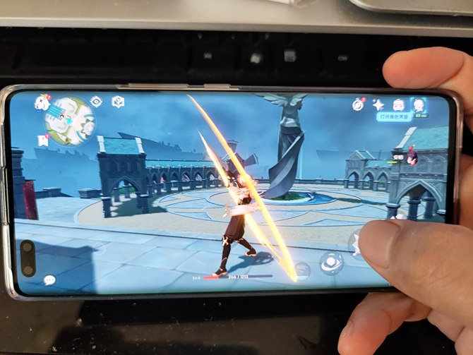 荣耀50 pro游戏挑战骁龙888-- 原神>