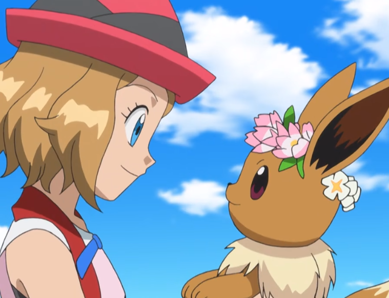 《宝可梦》莎莉娜收服伊布,参加三冠卫星赛的第三位成员!