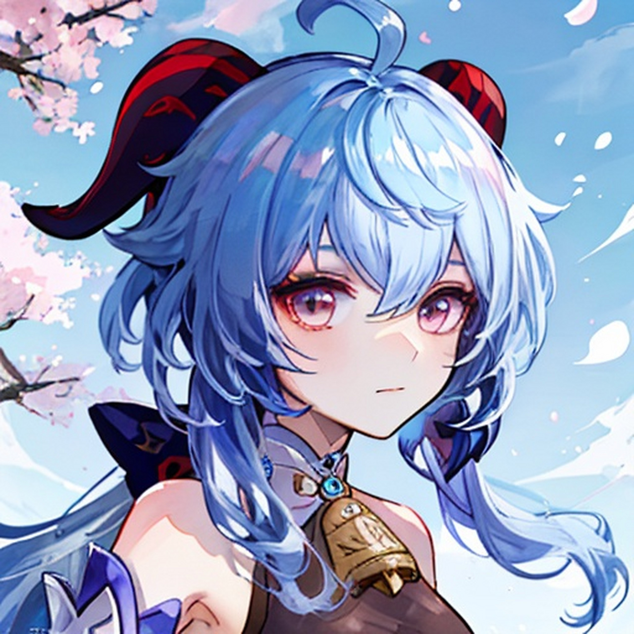 [鼓掌]ai绘画生成原神甘雨头像,也太好看了吧[鼓掌]  [赞同]使用工具