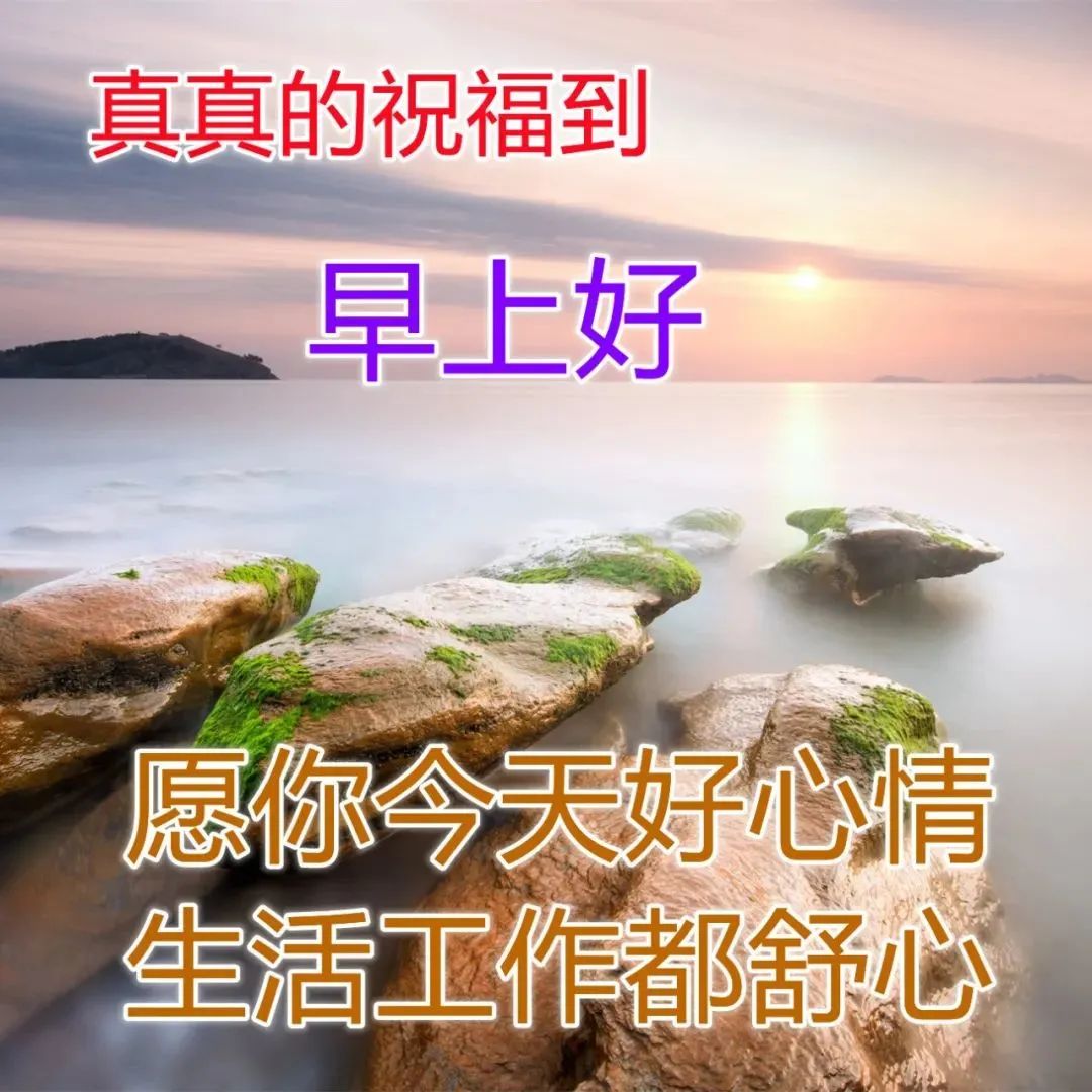 关心问候早上好祝福语 非常好看的早安图片带字