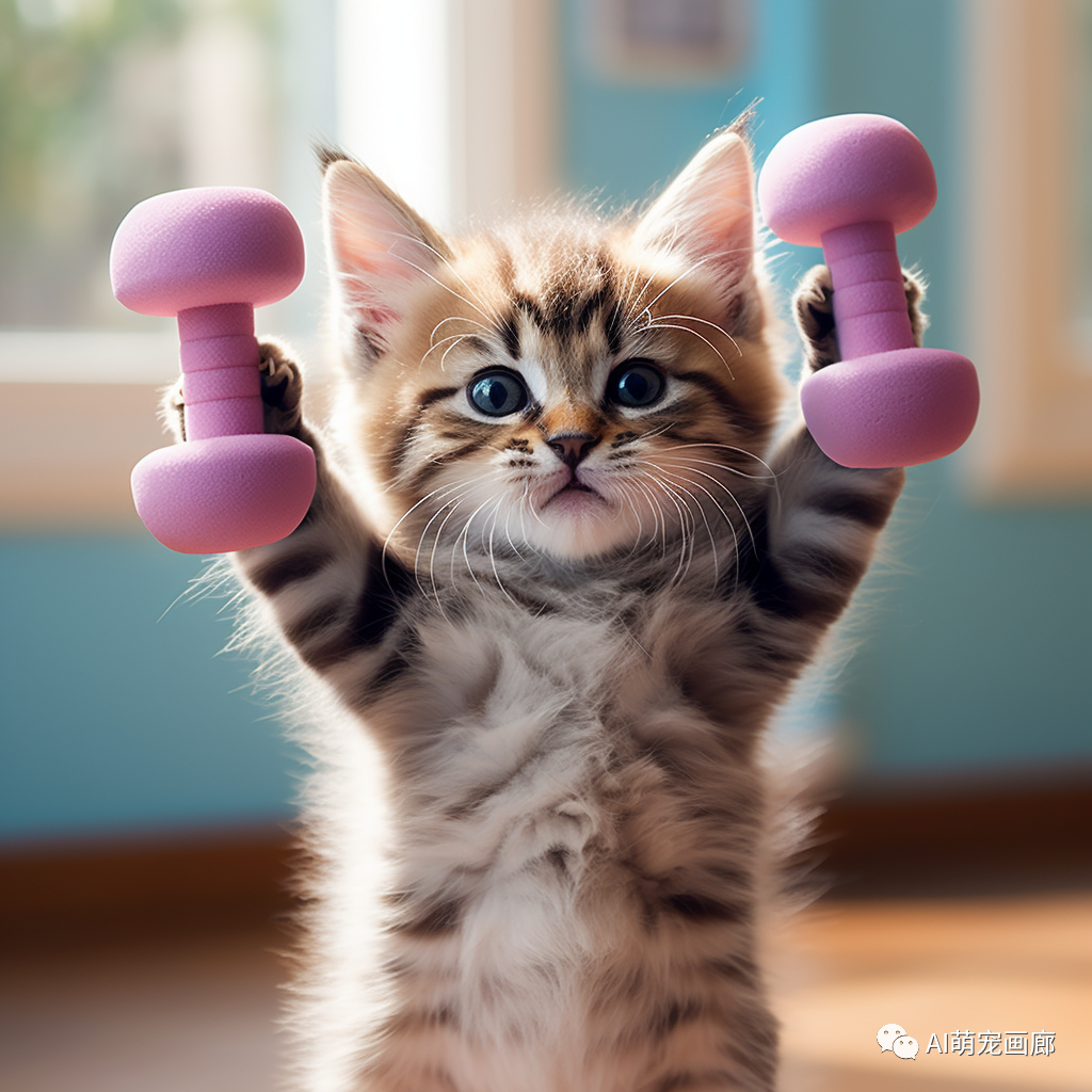 猫咪也能健身,你的借口是什么?