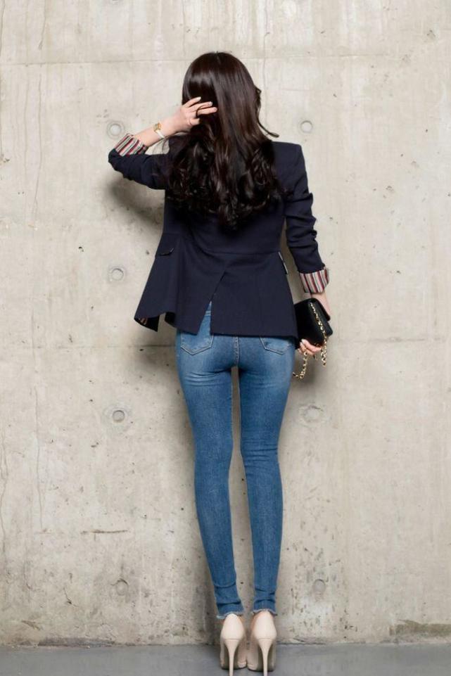 韩国女孩的腿怎么那么细还充满美感?看了以后再也不喜欢熟女了