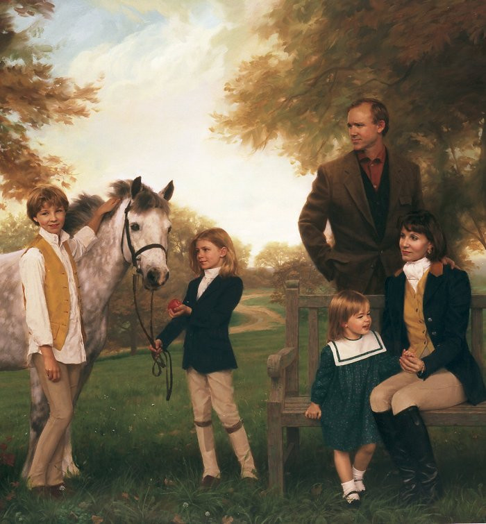 唯美细腻逼真的肖像油画︱杰弗里基尔(geoffrey geary)