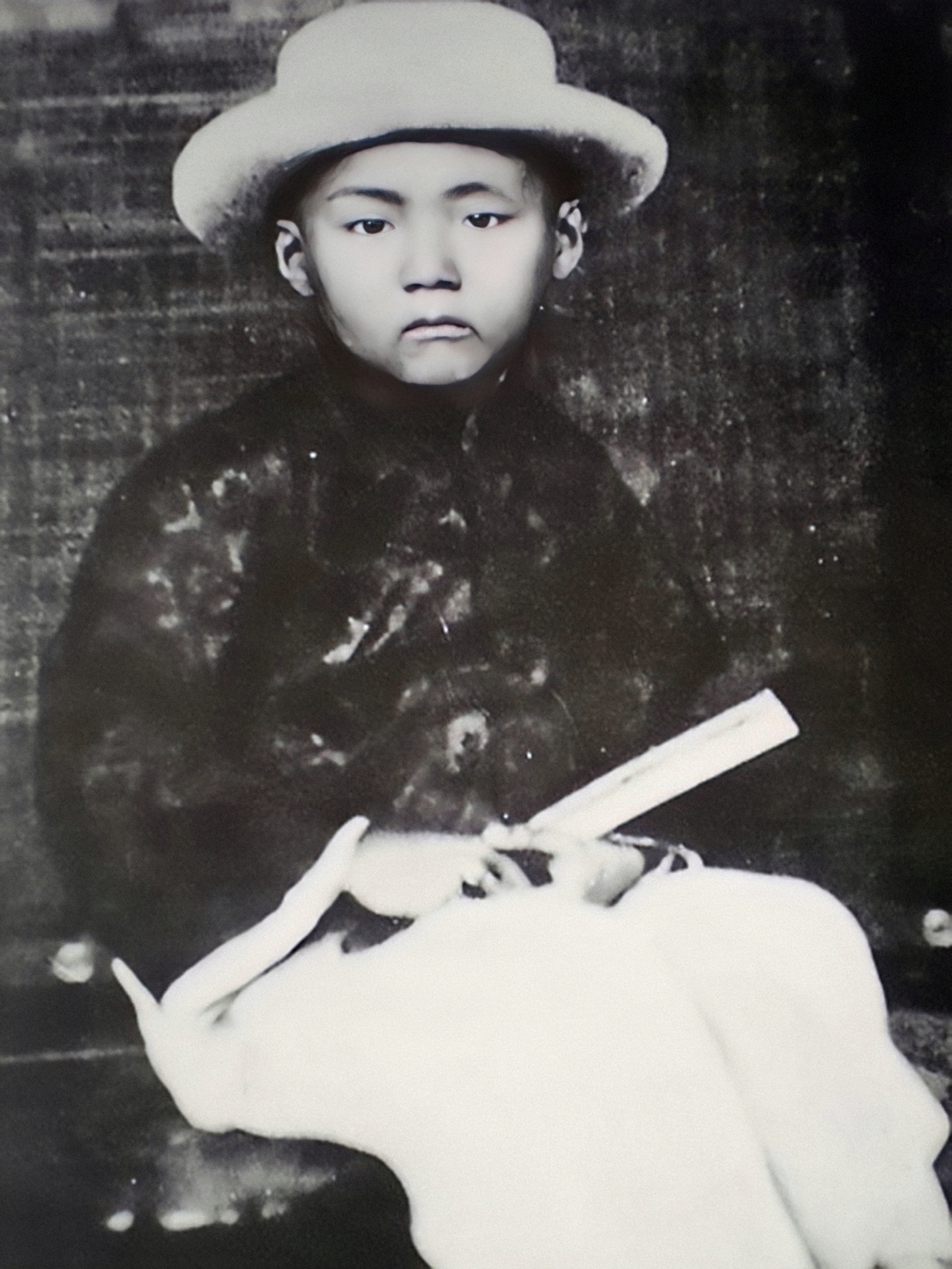 小时候的孔德成