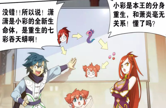 斗破苍穹漫画中,萧炎抛妻弃子,渣男实锤?萧潇正式改名彩潇!