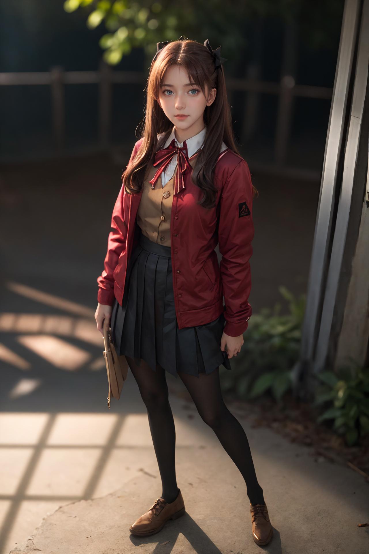 赛博coser腿玩年系列《fate/stay night》远坂凛,这个腿你给几分