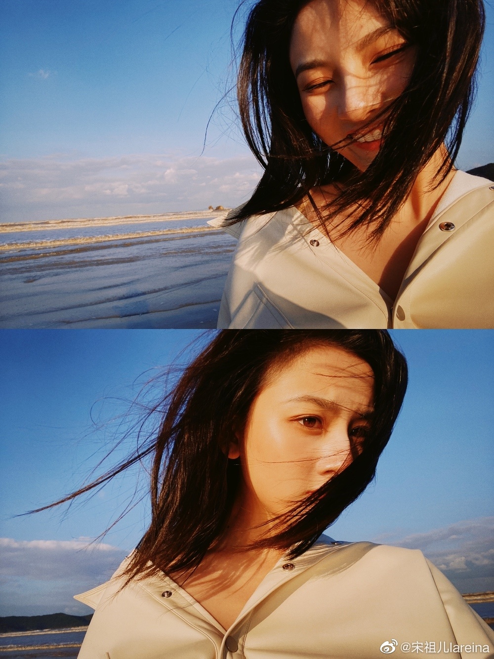 倪妮,宋祖儿,被耽误的ins风拍照博主!微博里全是高能姿势