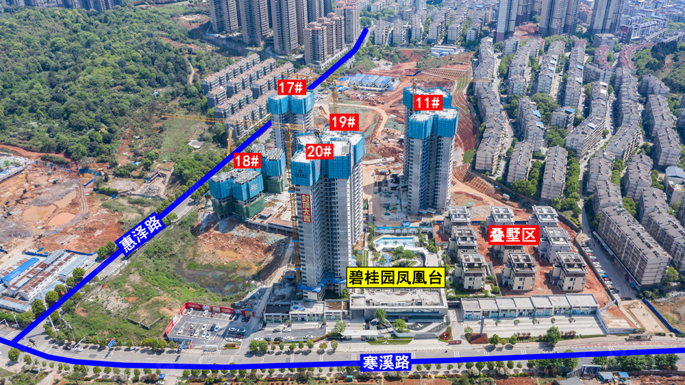 郴州骆仙板块楼盘2022年4月工程进度