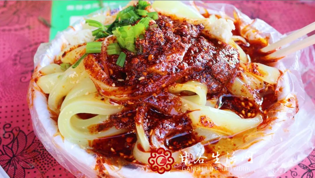甘谷的凉粉,面皮,还真是名不虚传!