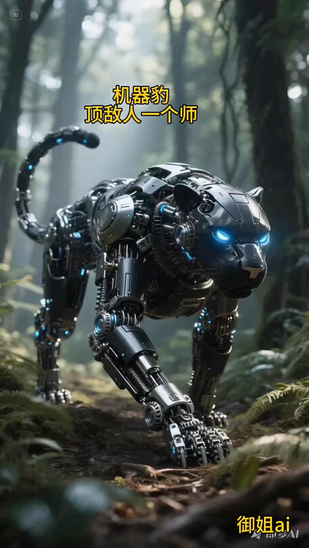 战场上的机械豹