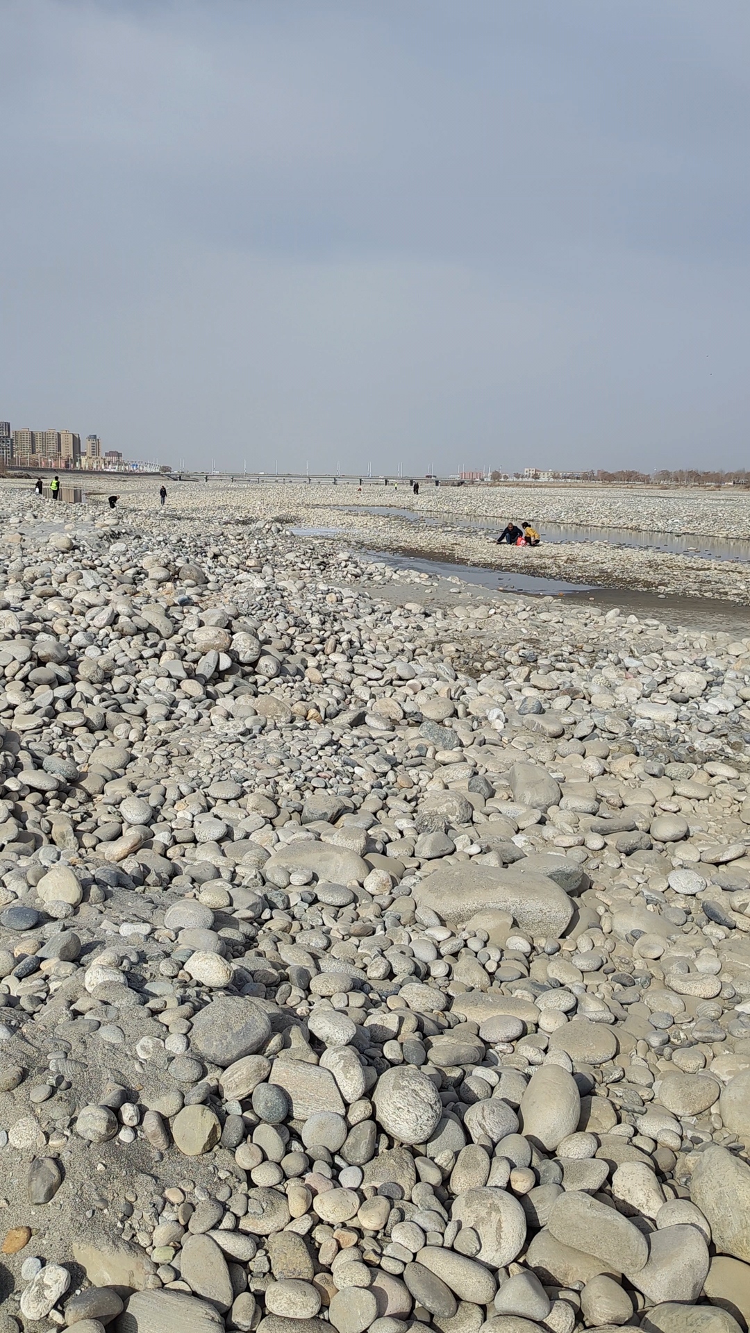 下点五点钟正是挖玉的好时间,河道两边都来人赶了,明天去古河床