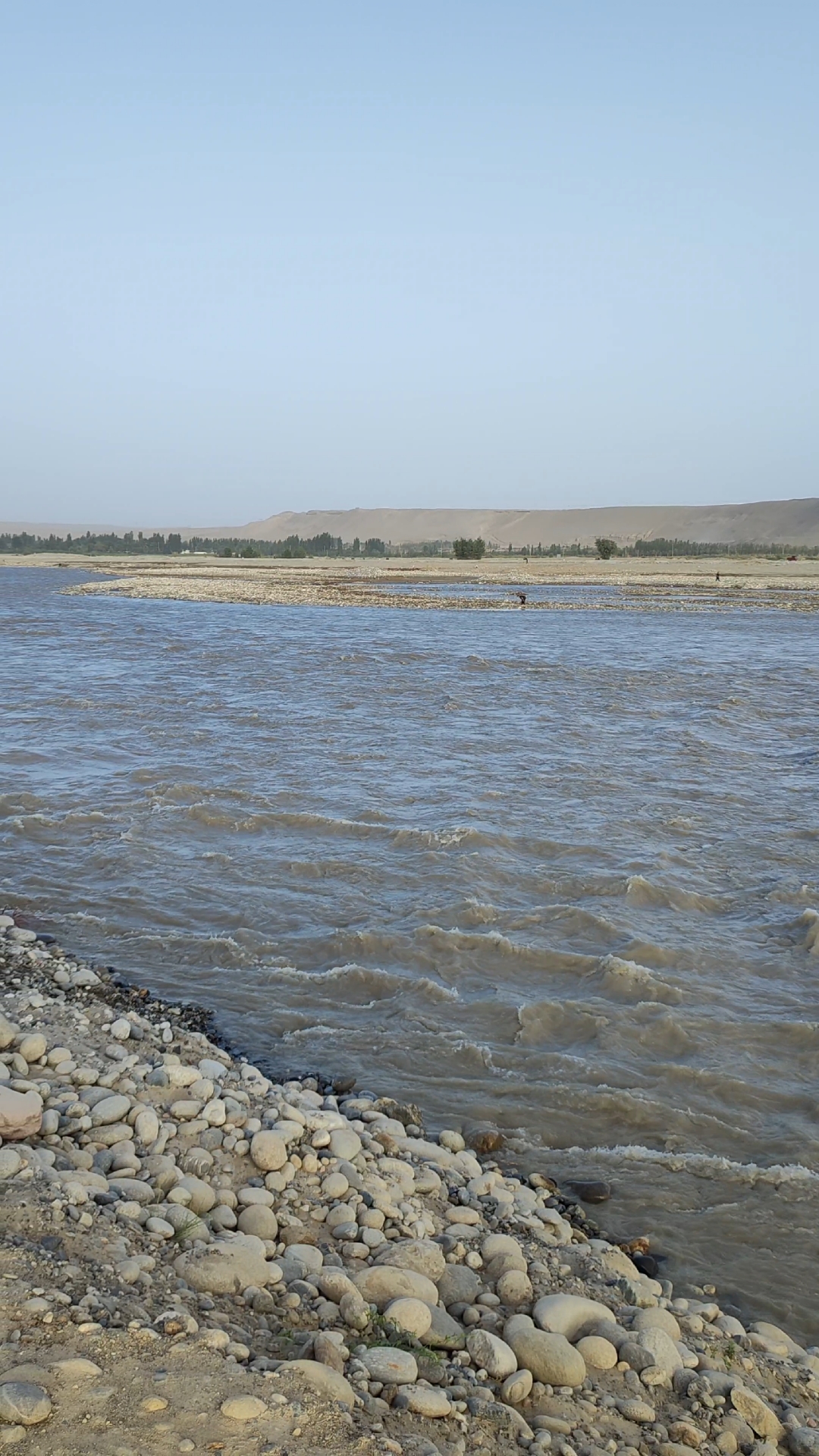 玉龙喀什河每隔几天就会有人捡到好料,捡玉人的积极性又拉起来了