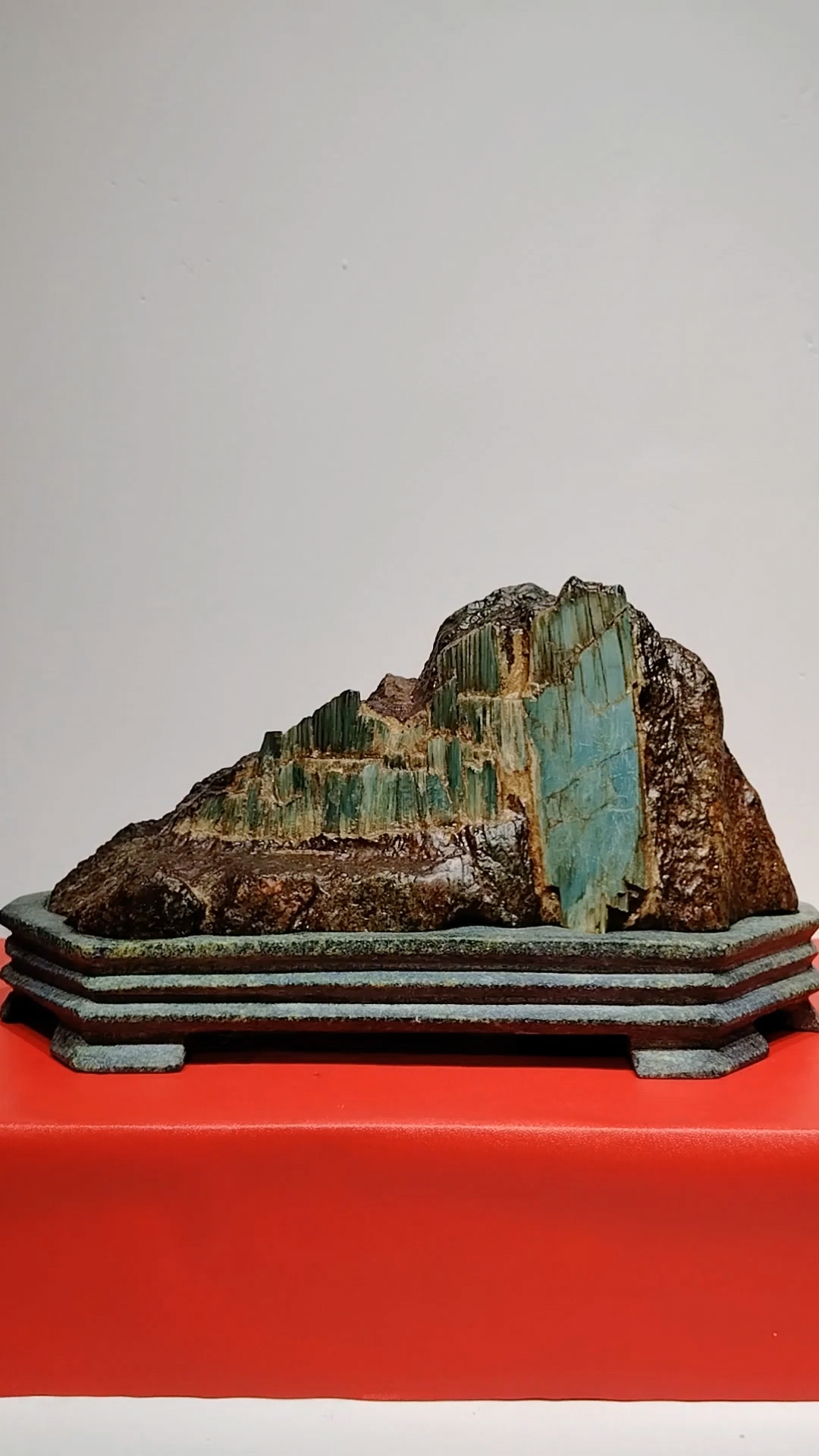 崂山绿石传统赏石