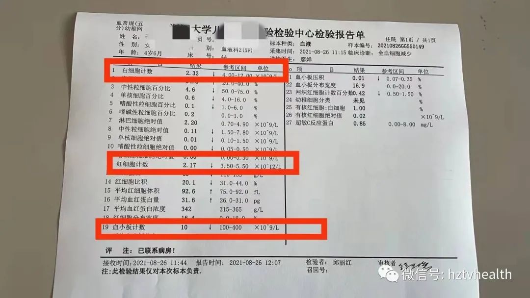 浙江大学医学院附属儿童医院孩子老喊关节疼查了一圈居然得了白血病