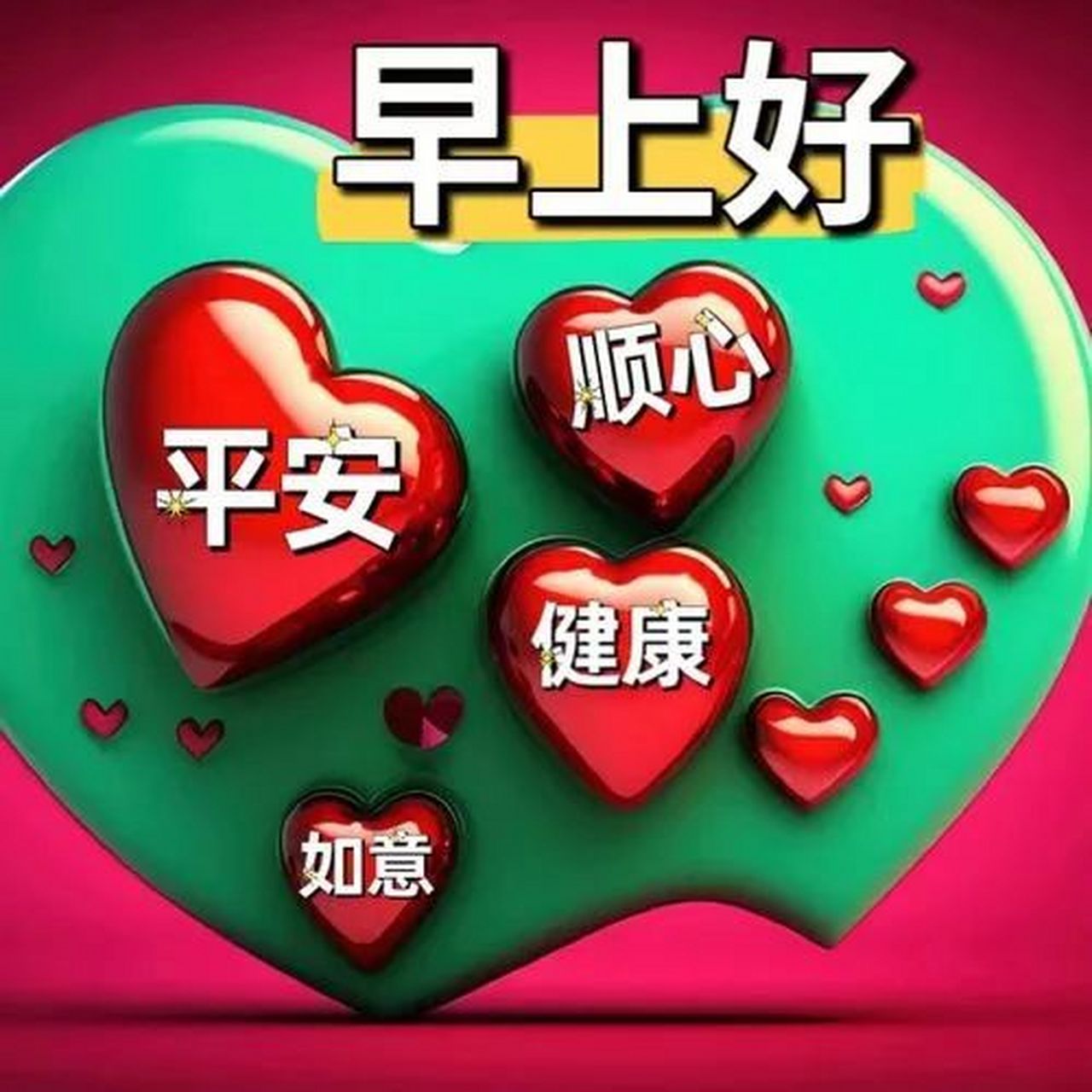 早上好,清晨曙色初现,思绪涌现你的身影,借着短信的声音,传达我爱和