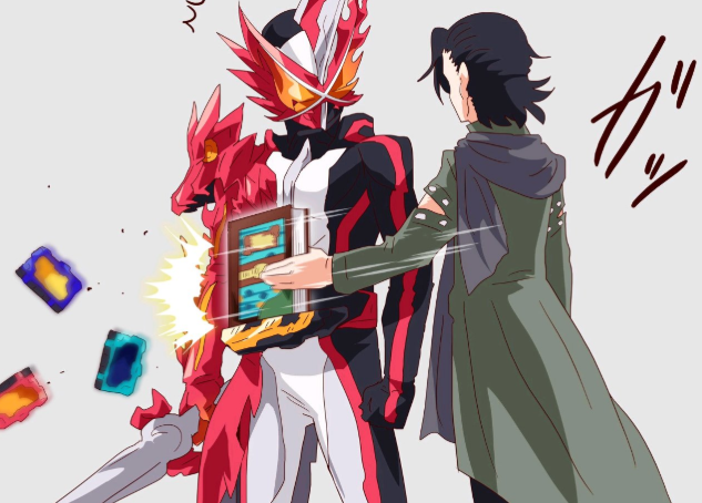 假面骑士异类圣刃来袭,造型无比狰狞,时王喜获圣刃表盘!