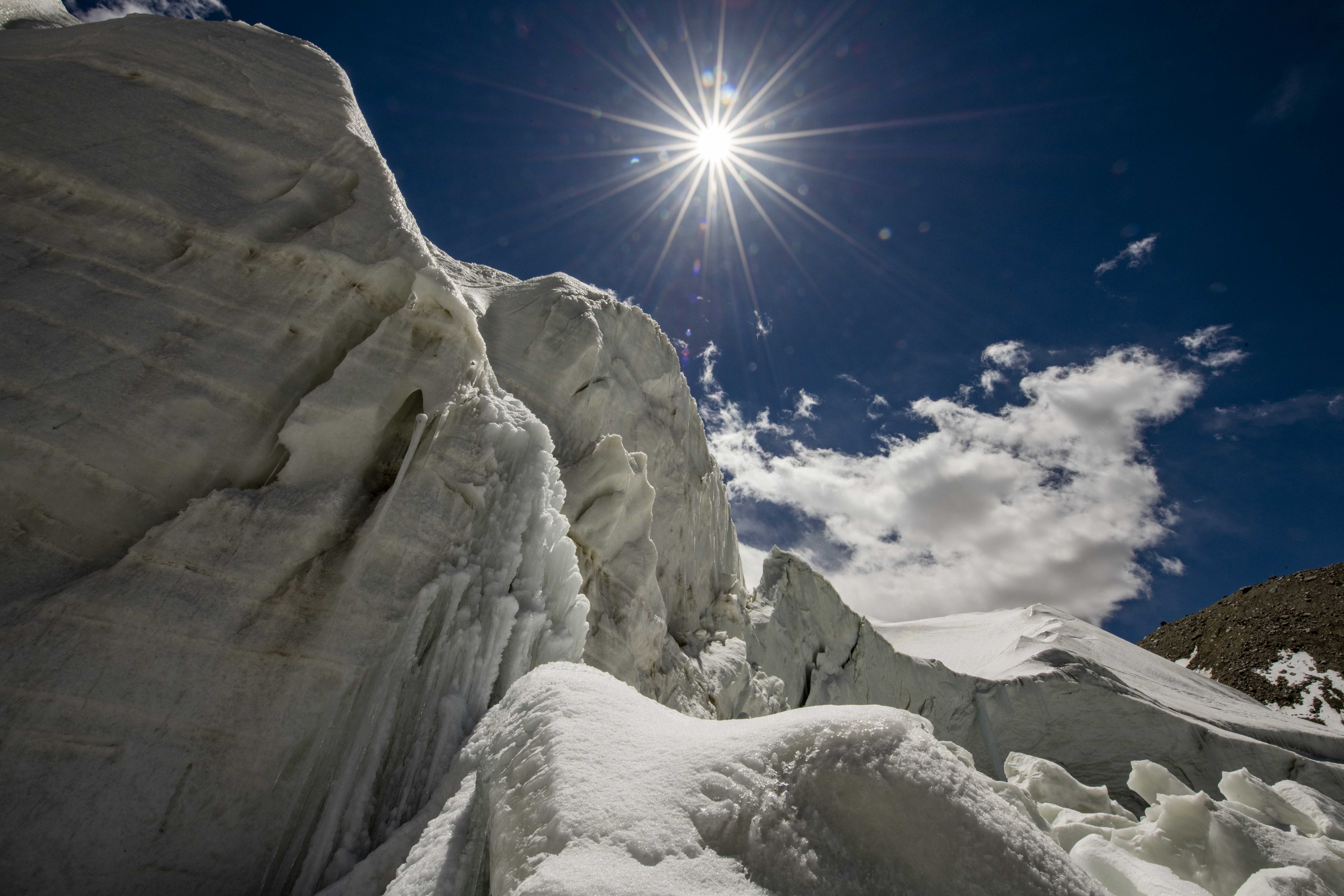 迷人的慕士塔格峰