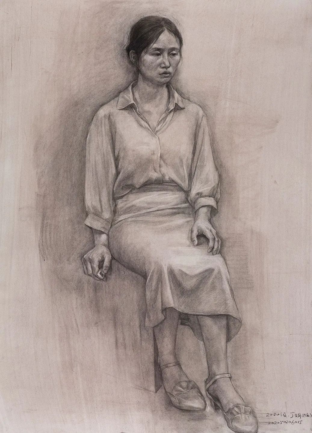 广州美术学院基础部丨素描作品欣赏