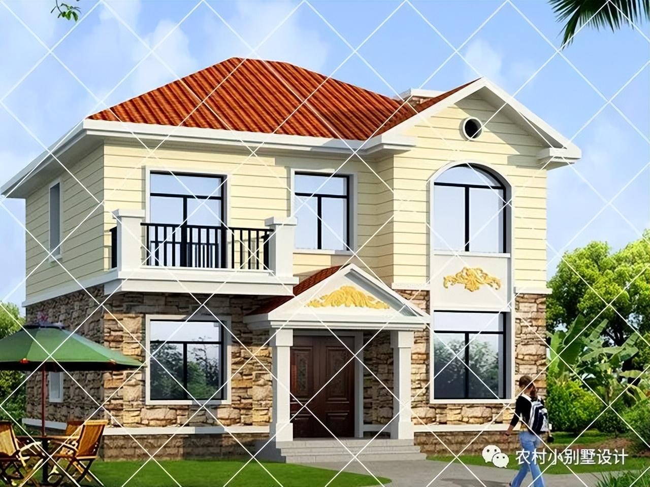 20套新款二层农村小别墅,第4款非常耐看,第7款别墅造价最低!