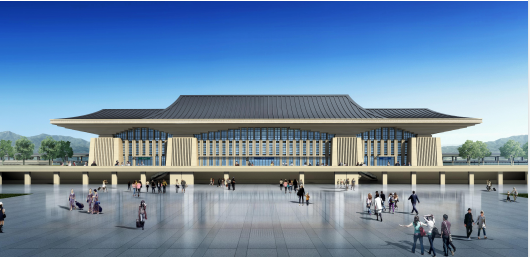 杭衢铁路龙游北站站型方案出来了,效果图曝光!你喜欢哪一个?