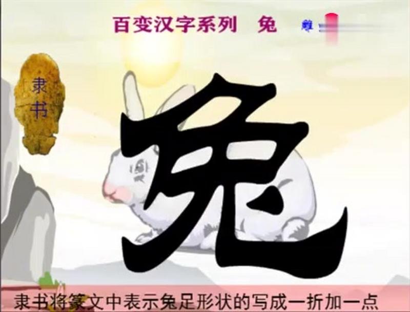 百变汉字之 兔,母婴育儿,早期教育,好看视频