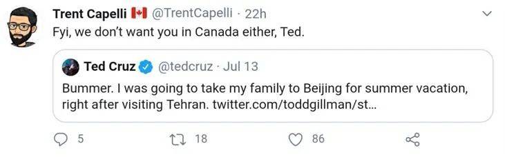 热点|中国宣布制裁这两名美国政客后，美国网民的反应太逗了！