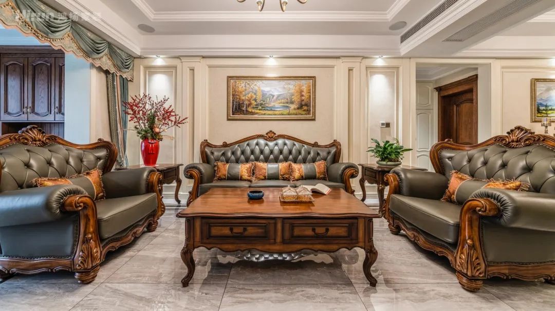 湖南装修公司|鸿扬家装200㎡美式阳光大平层,高逼格的家美爆了