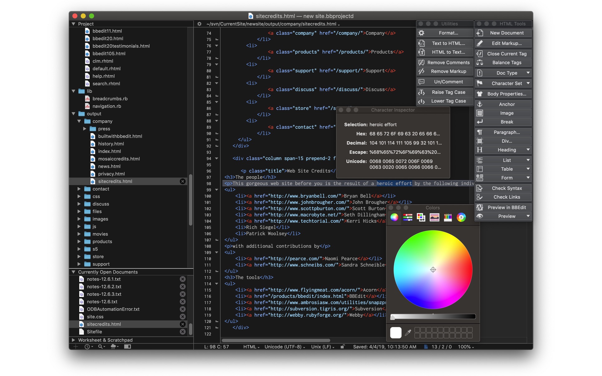 bbedit for mac(最好用的苹果电脑html文本编辑器)