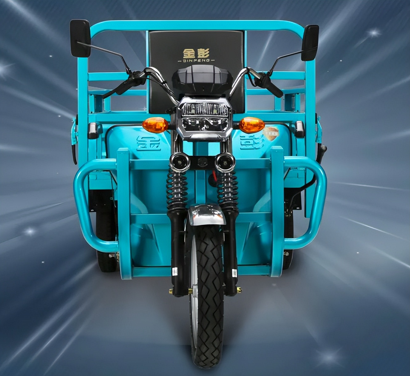 金彭推出一款轻型电动三轮车,造型硬朗,扎实耐用,续航120公里