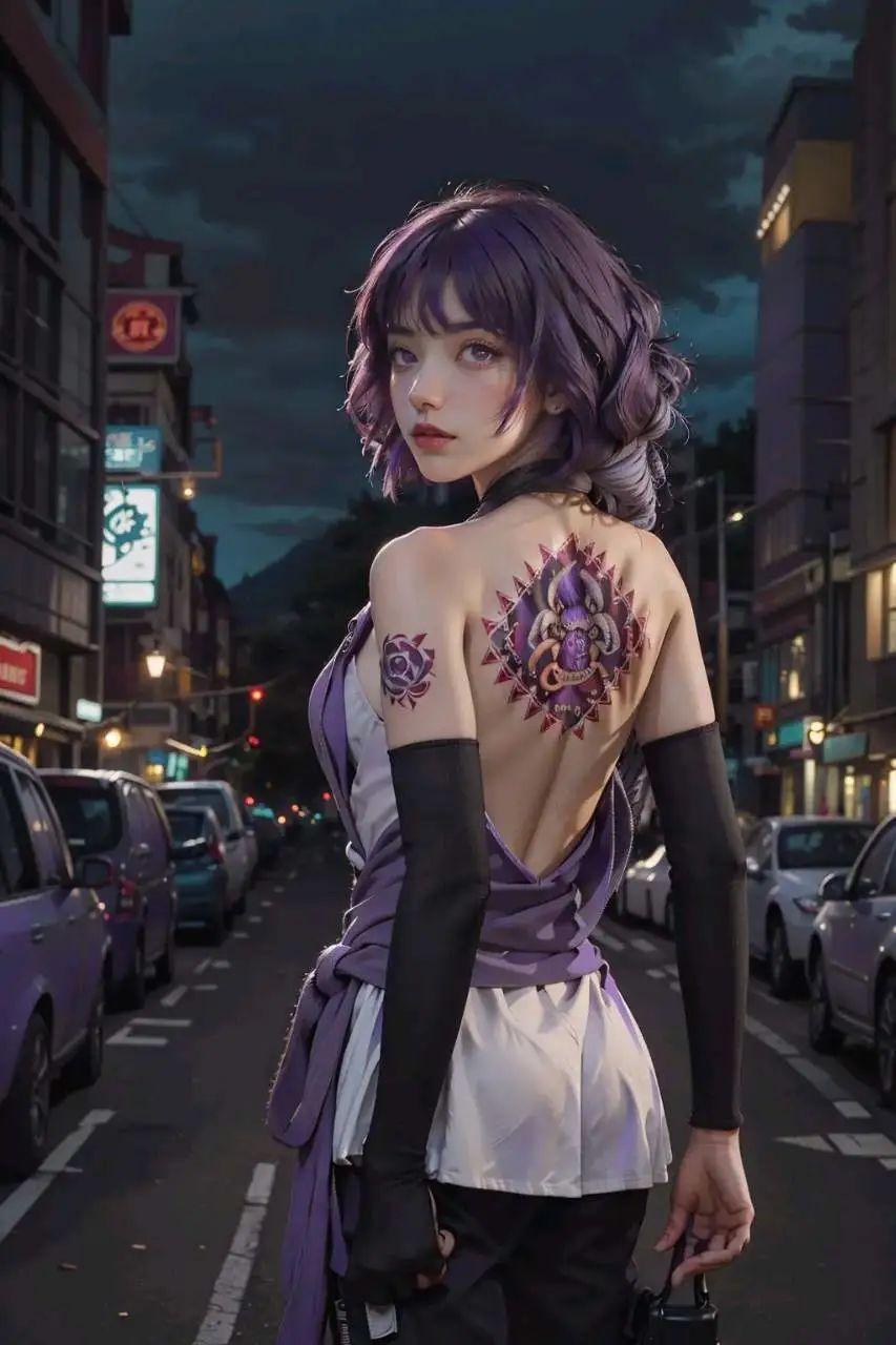 火影忍者博人传:笕堇美如画,与雏田气质相似,散发着仙女般魅力