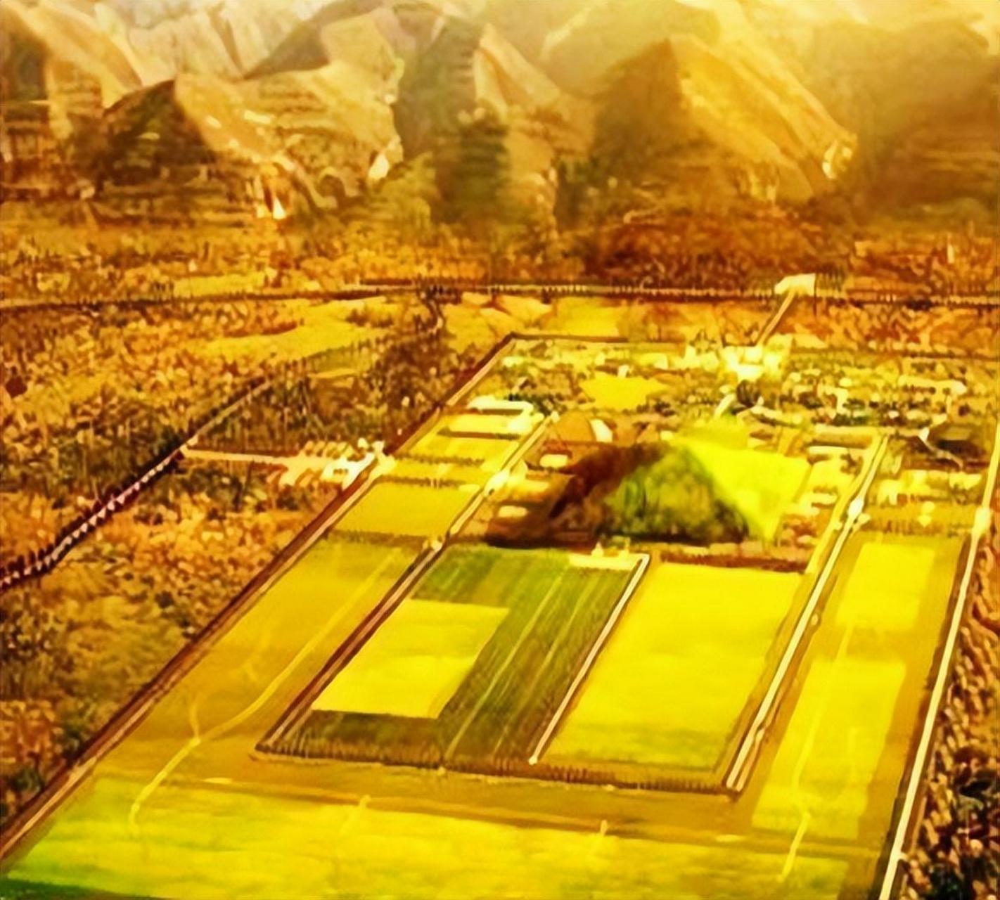 秦始皇陵坐落于西安的骊山之中,是一座地面建筑,整个骊山都是秦始皇的