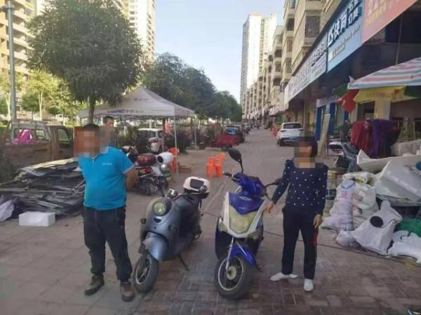 专偷电动车的"雌雄双盗"栽了!