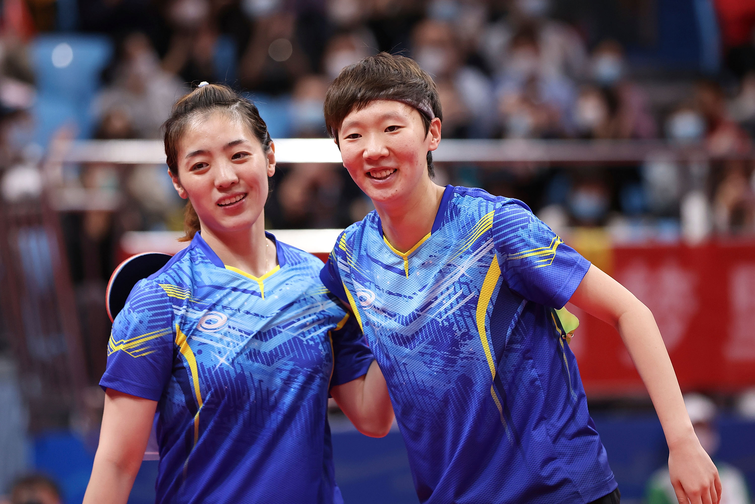 乒乓球——女子双打:王曼昱/车晓曦夺冠(2)