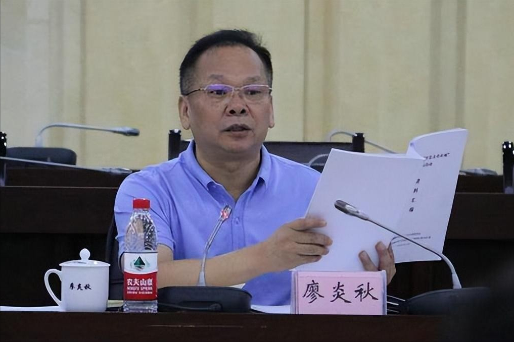 湖南廖炎秋落马:包养贴身秘书随时享用,充当保护伞,被判死刑