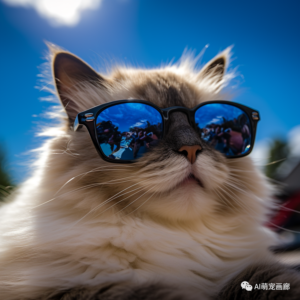 这10只猫咪的太阳镜造型,夏天的流行趋势你get了吗?