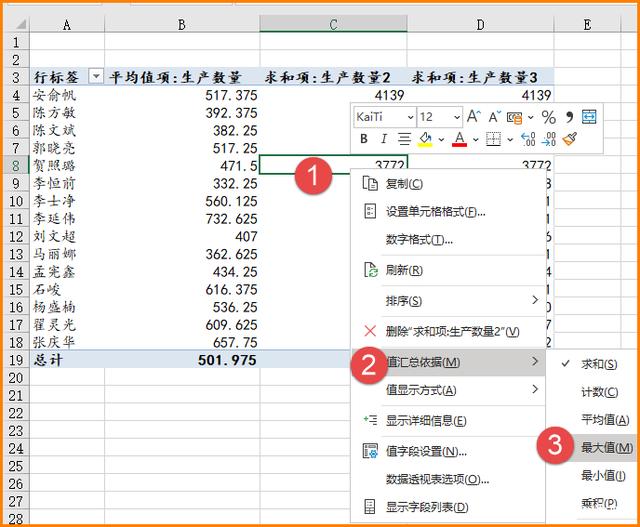 数据透视表怎么做汇总图片