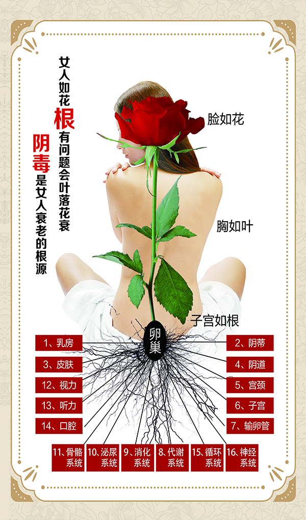 邑红颜:女人如花,生殖如根,爱花必护根!