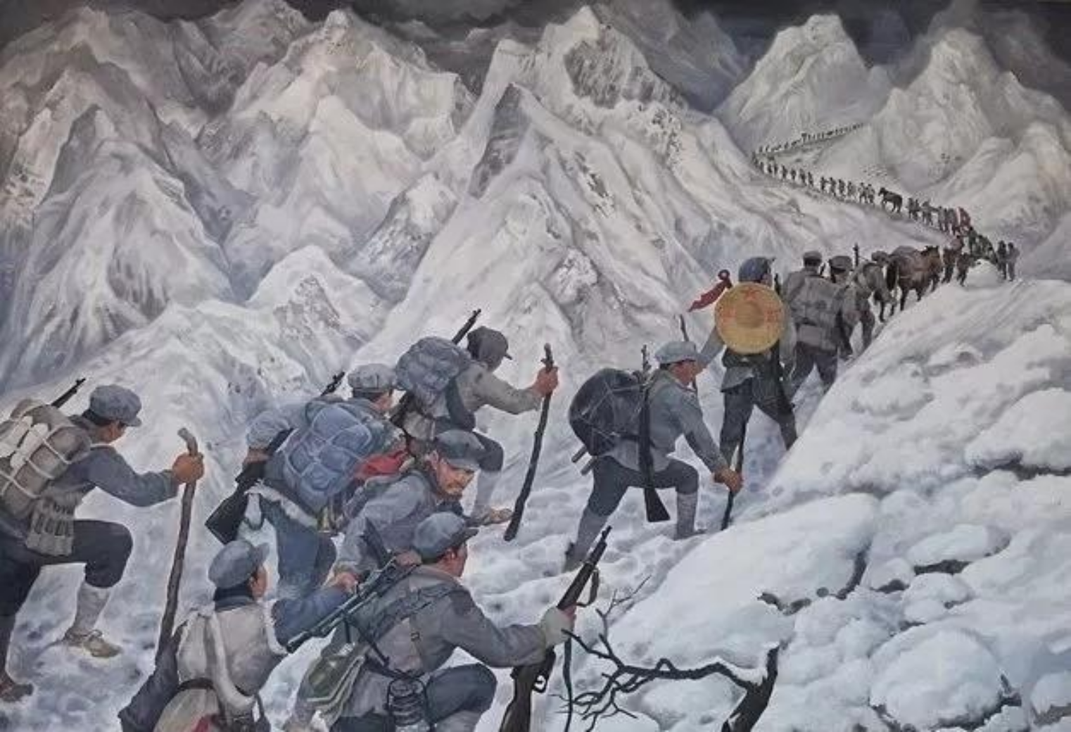35年国民党中将被俘虏,跟随红军参加长征爬雪山过草地,浴血重生