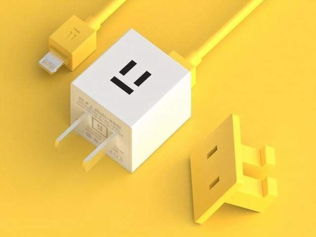 像素化风格,mfish黑鱼干电人20w充电器打造不一样的迷你充