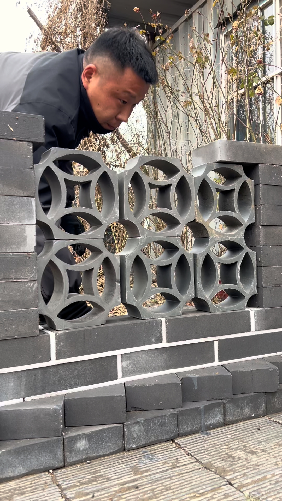 景观镂空墙水泥窗花围墙镂空窗镂空花砖造型砖