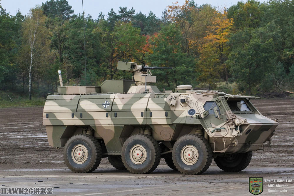 德军"狐"式核生化侦察车低调亮相 因参加海湾战争而迅速出名