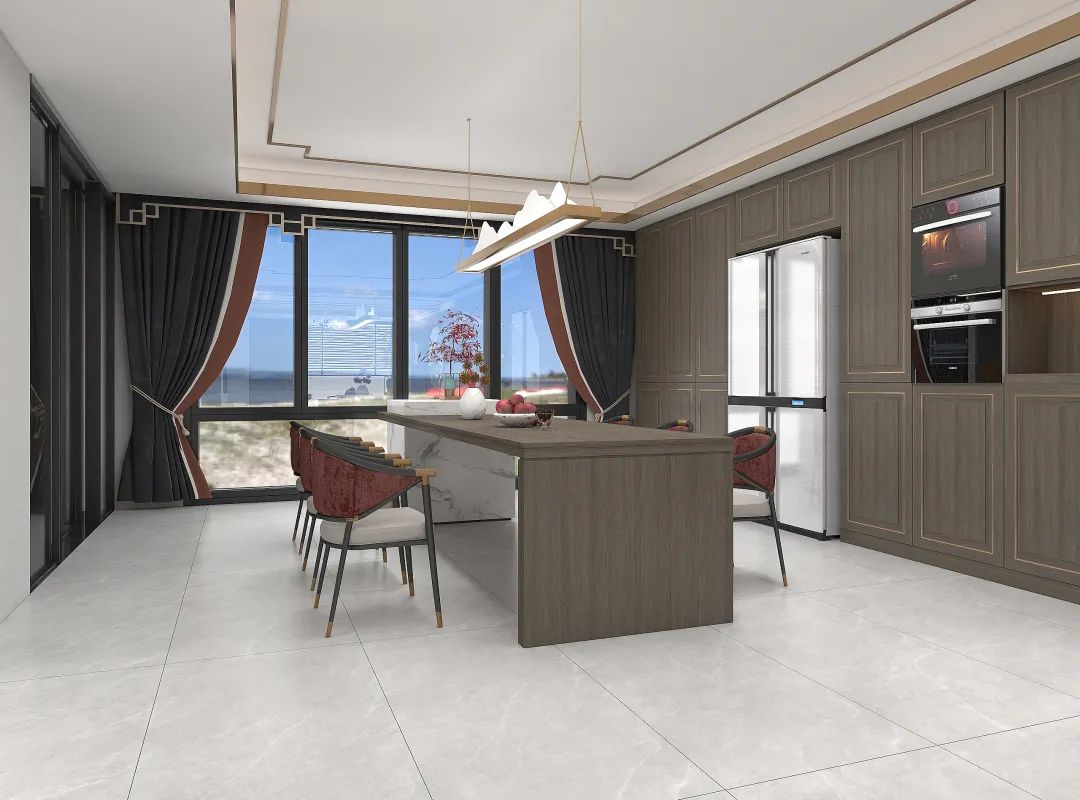 瑞景陶瓷750x1500mm国粹精岩绽放东方文化魅力