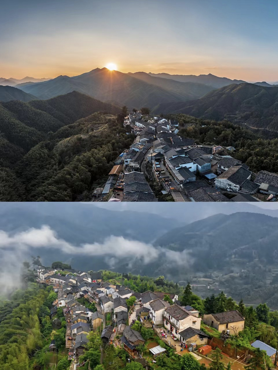 看这里～木梨硔村,位于安徽省,是安徽海拔最高的古村落.