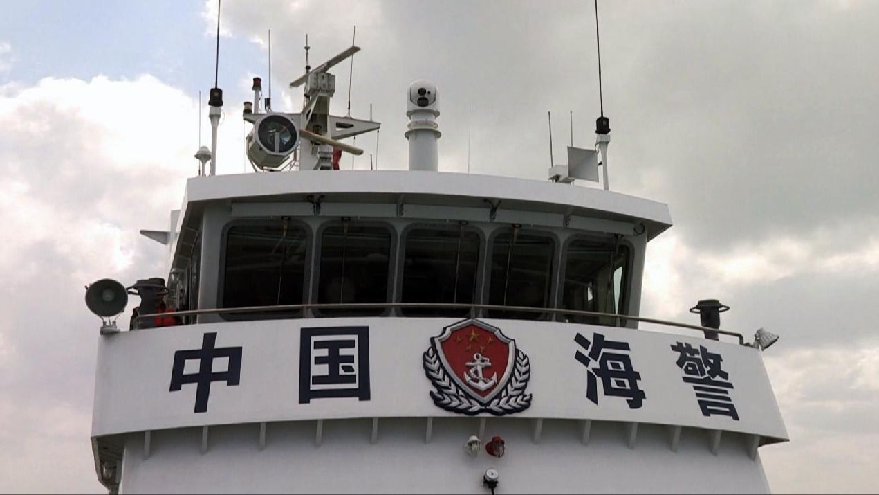 日本来碰瓷钓鱼岛中国海警果断出击