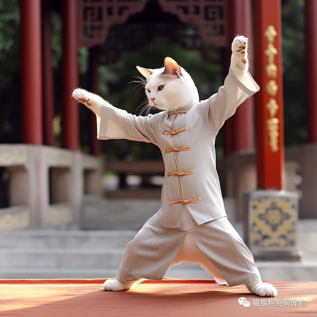 猫咪练太极?12张令人捧腹的猫咪功夫照片!