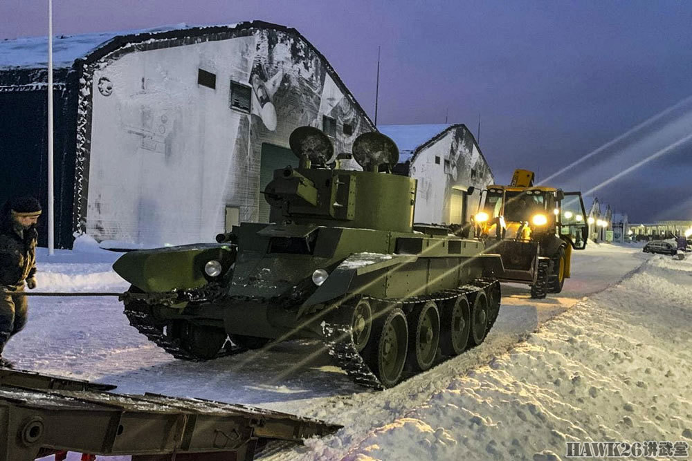 bt-7a快速坦克抵达"爱国者"公园 经过修复 珍稀型号已焕然一新