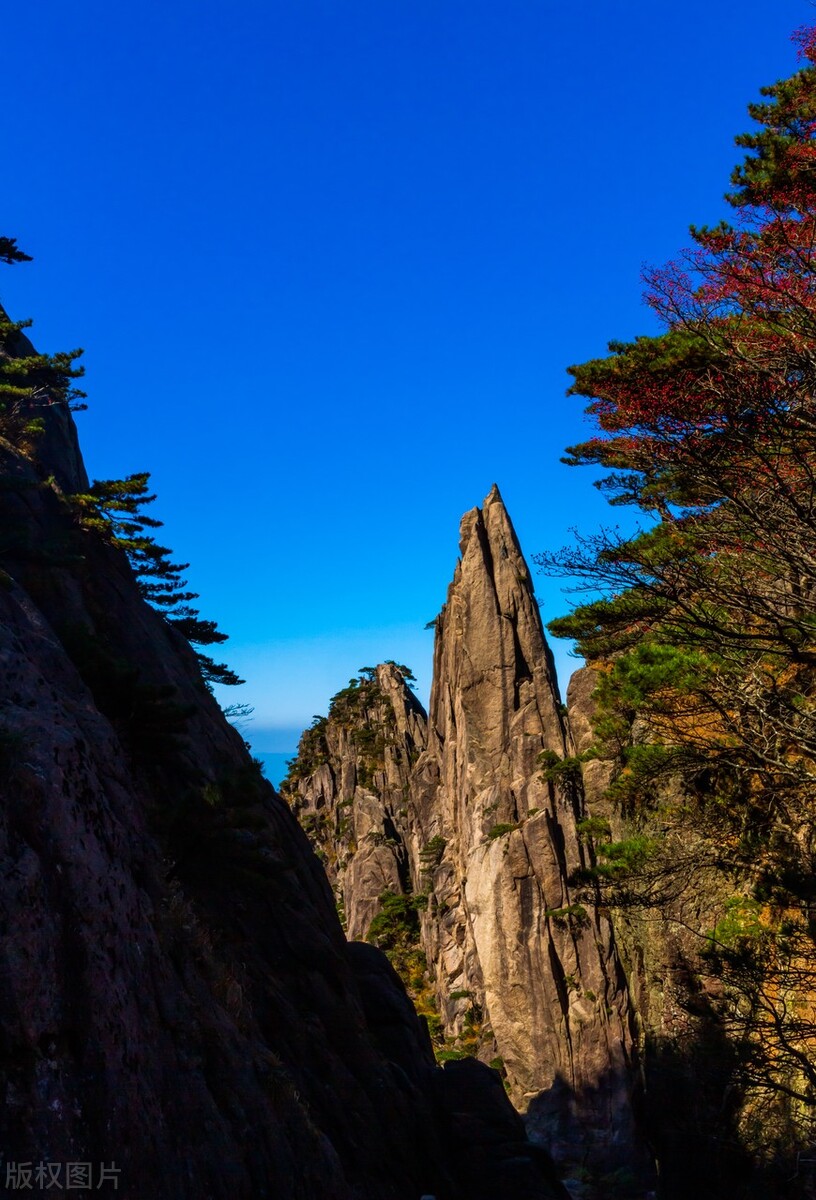 黄山奇峰图图片