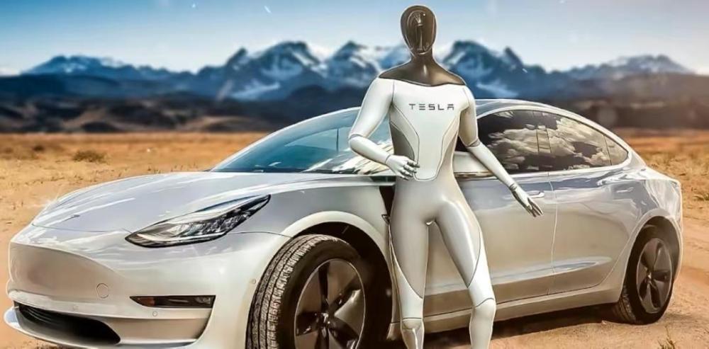 特斯拉推出重磅新品!optimus人形机器人携未来科技亮相北美门店