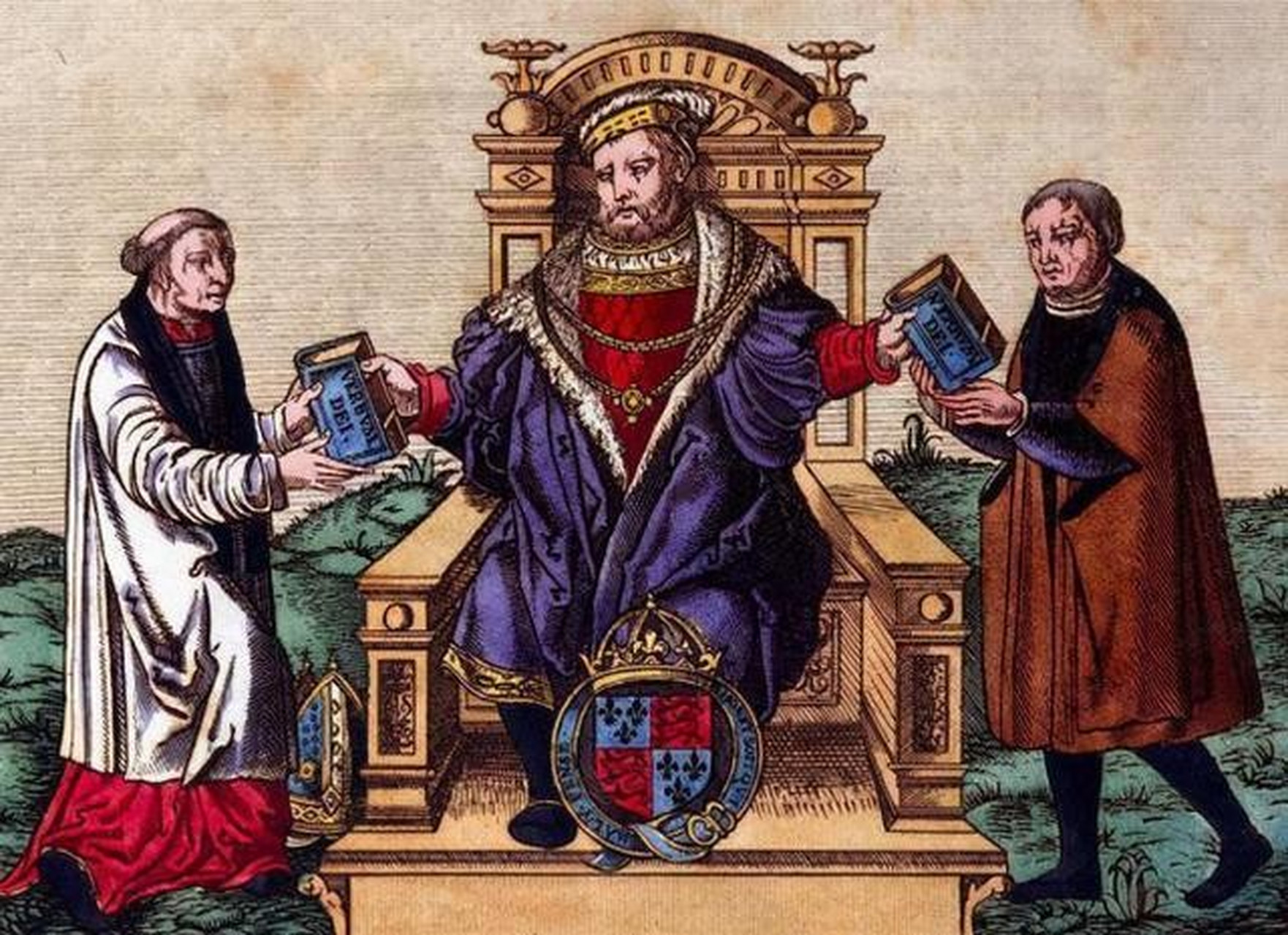 《黄金诏书》中规定了德意志国王由七名选帝侯产生 这也就意味着七名