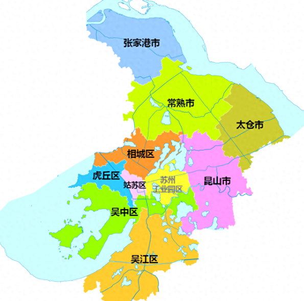 昆山成为上海与苏州之间的经济纽带,成为了两个经济大都市之间的桥